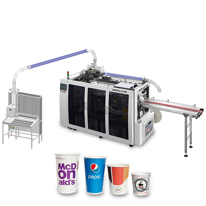 Paper Cup Forming Machine, DESPU-C160